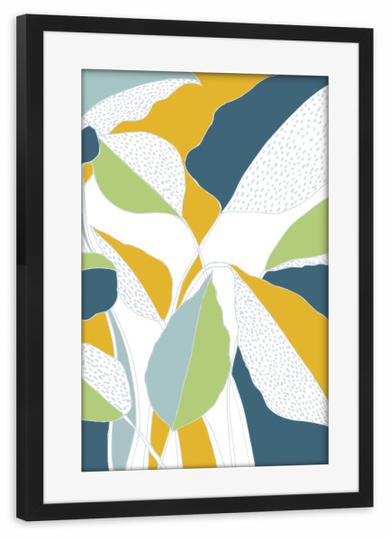 Poster mit Rahmen schwarz "Beauty of wilderness" artboxONE - Natur,Floral,Abstrakt