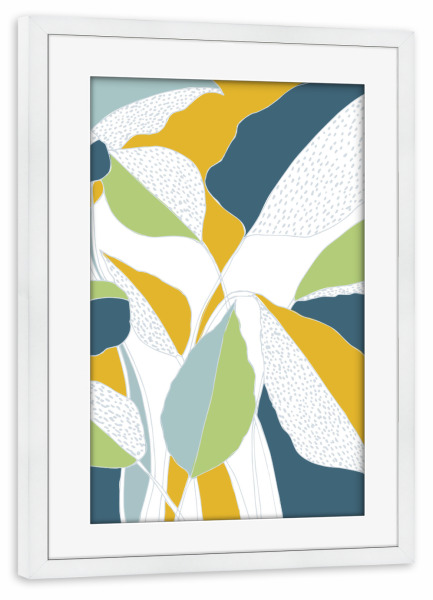 Poster mit Rahmen weiß "Beauty of wilderness" artboxONE - Natur,Floral,Abstrakt
