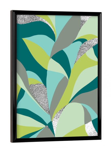 Poster mit schwarzem Rahmen "Peaceful world" artboxONE - Natur,Abstrakt