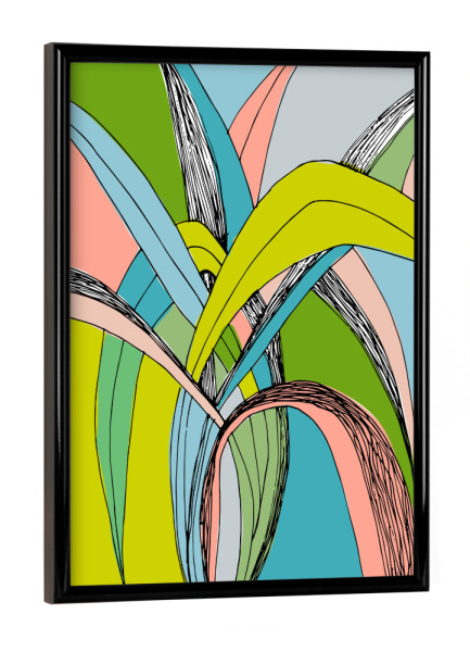 Poster mit schwarzem Rahmen "Garden beauty" artboxONE - Natur,Floral,Abstrakt - Plant,Nature,Wallet,Walldecor,Fineart,Pflanze,Natur,Abstract,Abstrakt