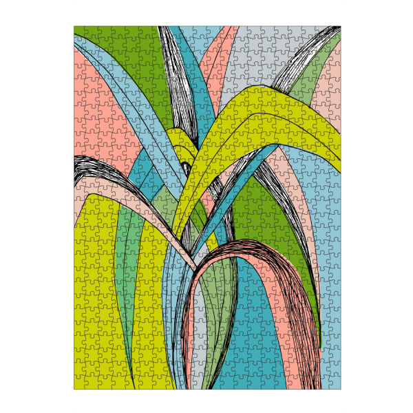 artboxONE Puzzle "Garden beauty" artboxONE - Natur,Floral,Abstrakt - Plant,Nature,Wallet,Walldecor,Fineart,Pflanze,Natur,Abstract,Abstrakt