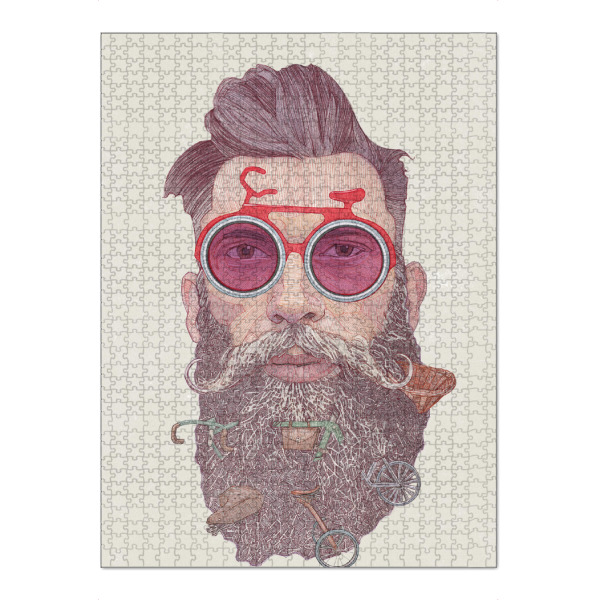 Puzzle Ravensburger "Hipster Dude" artboxONE - Menschen