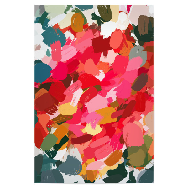 Poster "Amara" artboxONE - Abstrakt - Pattern,Bold,Brush strokes,Colorful,Summer,Spring,Beautiful,Pretty,Colors,Nature,Warm,Abstract,Abstrakt