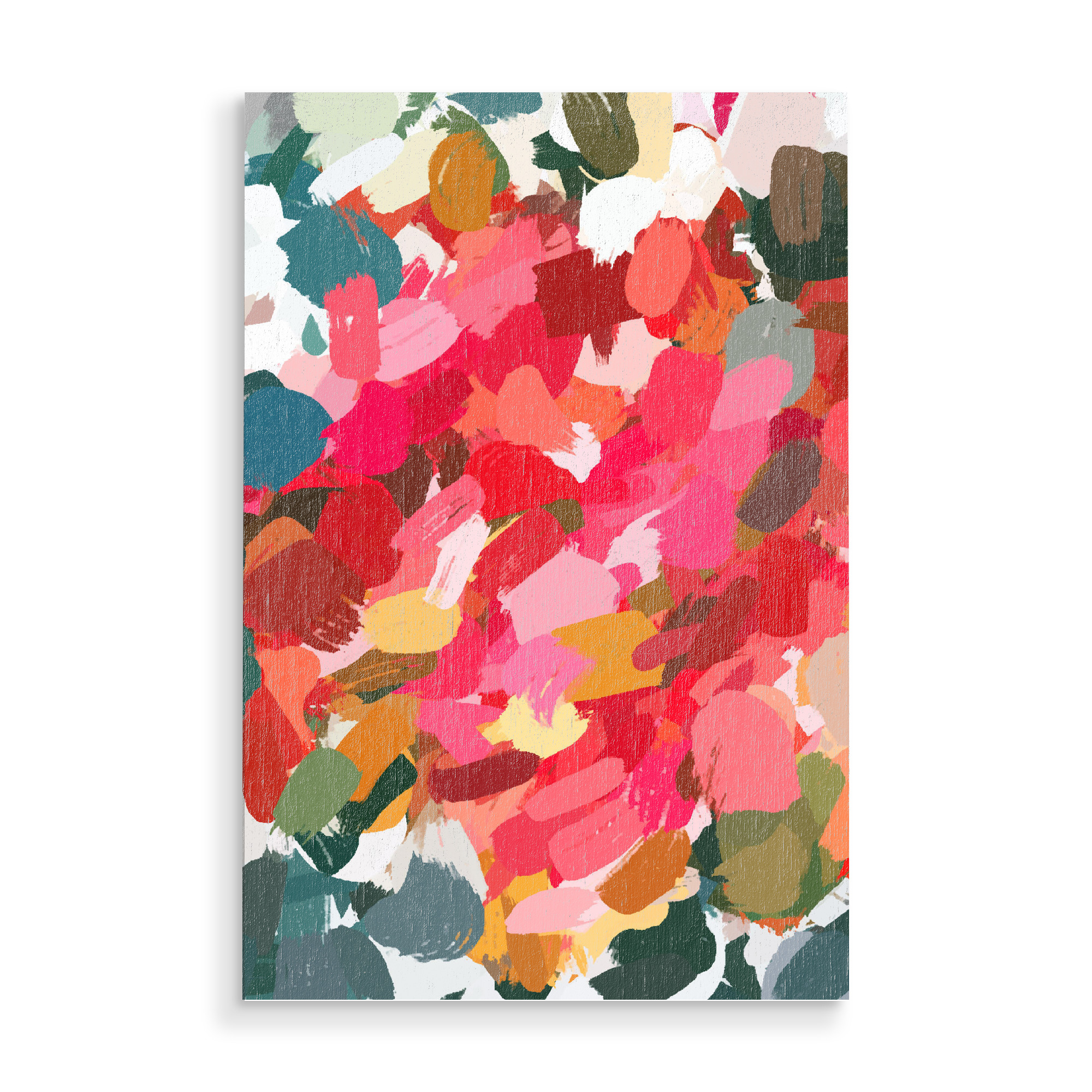 Holzbild "Amara" artboxONE - Abstrakt - Pattern,Bold,Brush strokes,Colorful,Summer,Spring,Beautiful,Pretty,Colors,Nature,Warm,Abstract,Abstrakt