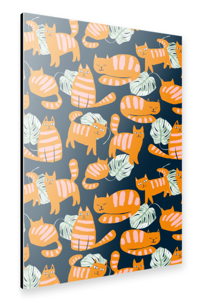 Alu-Dibond "Whimsicat" 30x20 cm artboxONE