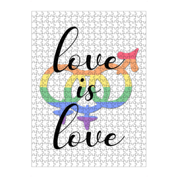 artboxONE Puzzle "Liebe ist Liebe - Frauen" artboxONE - Schwarzweiß,Liebe