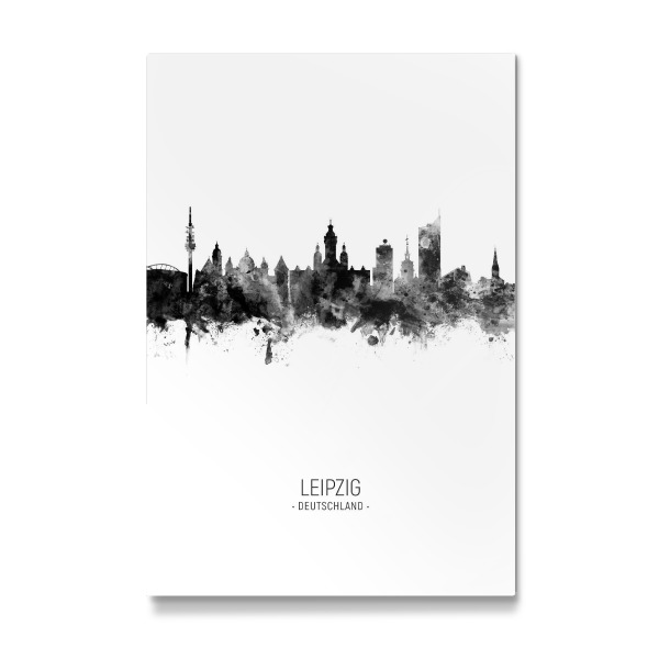 Galerie-Print "Leipzig Germany Skyline BW" 30x20 cm artboxONE
