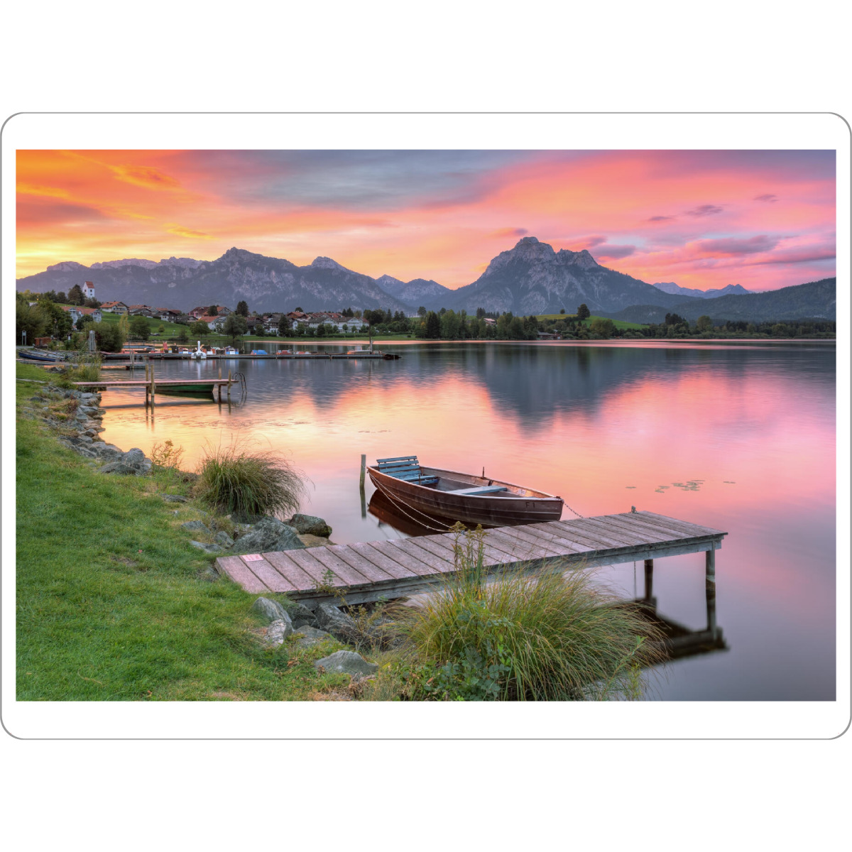 Tischset "Hopfensee im Ostallgäu" artboxONE - Natur,Reise,Reise / Länder