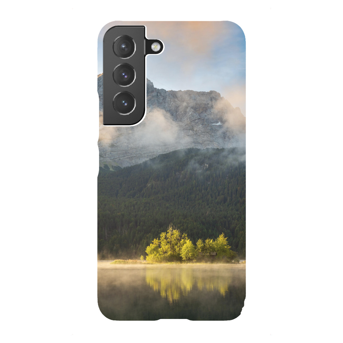 "Morgens am Eibsee"für Samsung Galaxy - Premium-Case Handyhülle artboxONE
