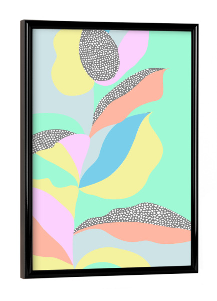 Poster mit schwarzem Rahmen "Plant Paradise" artboxONE - Natur,Floral,Abstrakt