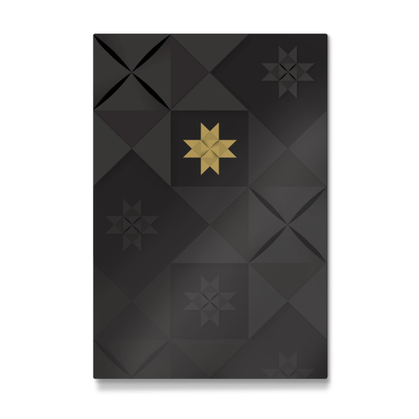 Galerie-Print "Christmas star - leading, black" 30x20 cm artboxONE