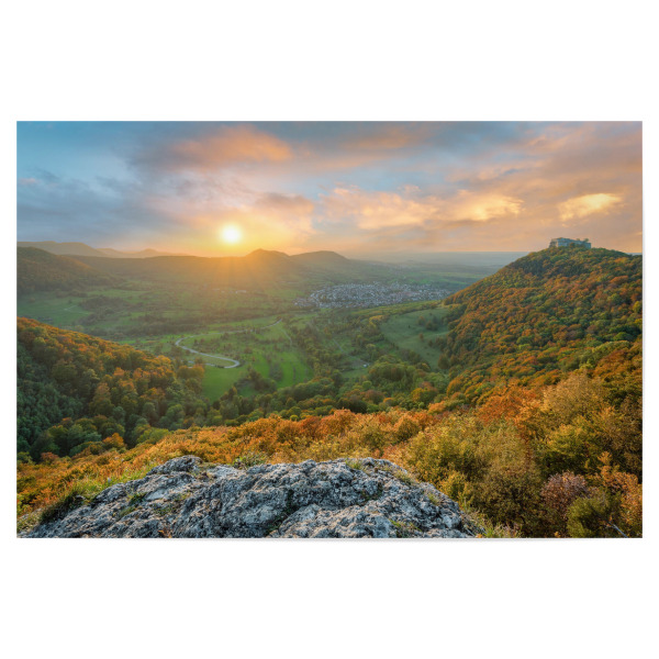 Poster 30x20 cm "Hohenneuffen Schwäbische Alb" artboxONE - Natur,Reise,Reise / Länder