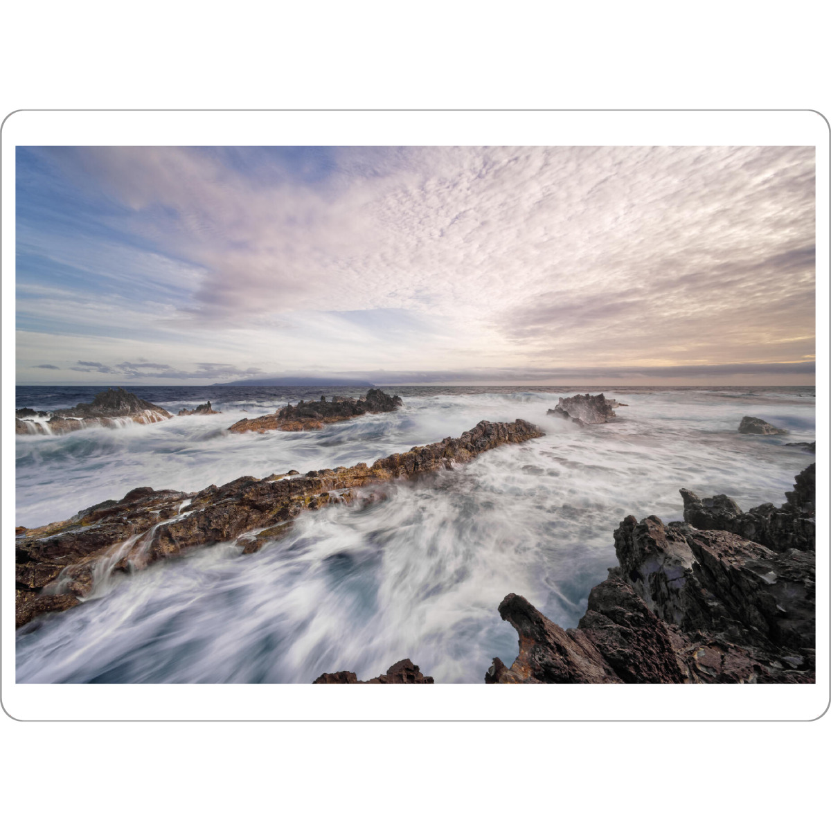 Tischset "Wilde Azorenküste im Abendlicht" artboxONE - Natur,Reise,Reise / Strand und Meer