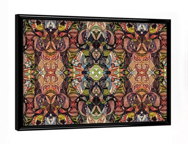 Poster mit schwarzem Rahmen "Meditaiton" artboxONE - Abstrakt,Geometrie