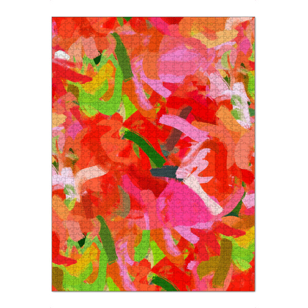 Puzzle Ravensburger "Preconceived Blossom" artboxONE - Floral,Abstrakt