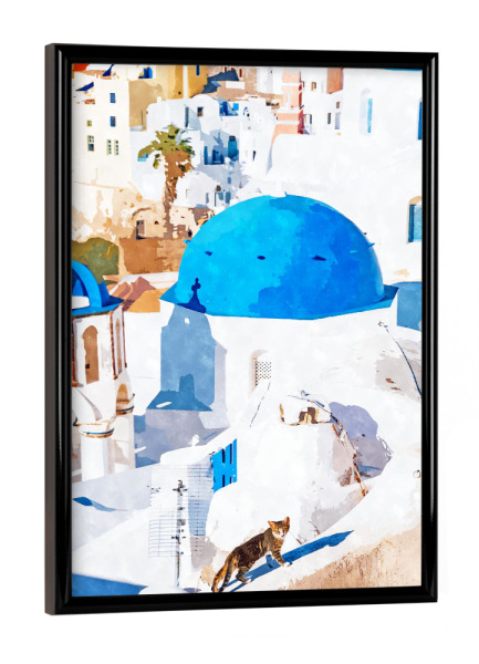 Poster mit schwarzem Rahmen "Greek Goddess" artboxONE - Städte,Tiere,Architektur