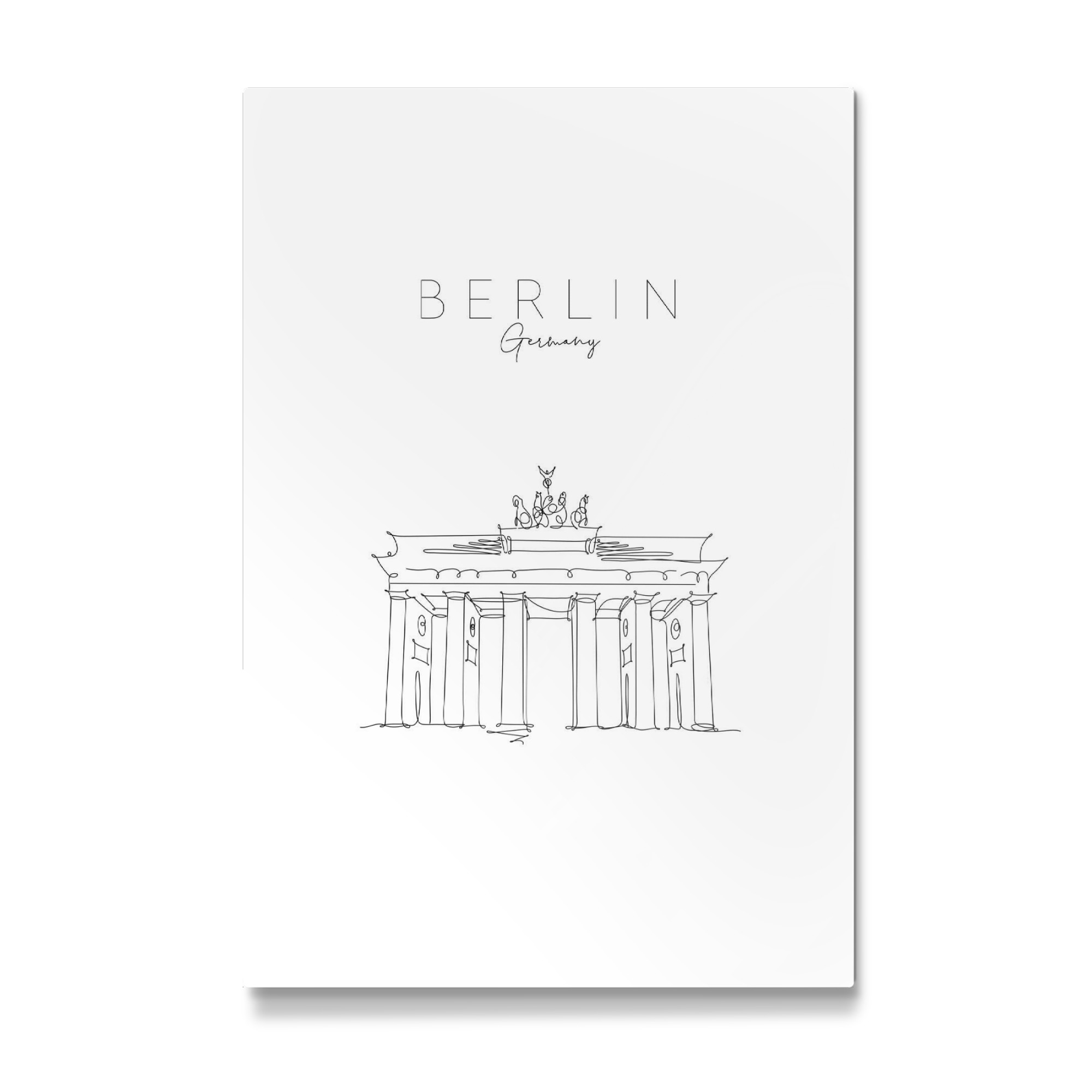 Galerie-Print "Berlin Brandenburg Gate" 75x50 cm artboxONE