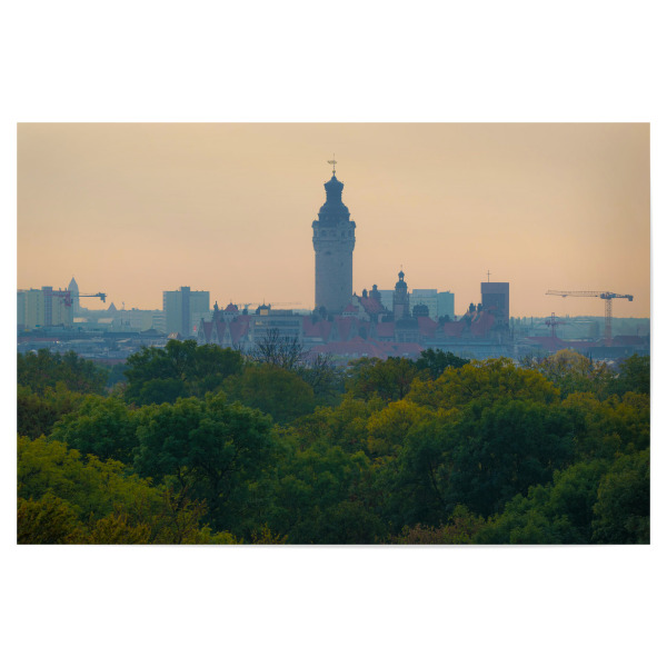Poster 30x20 cm "Herbstmorgen in Leipzig" artboxONE - Städte