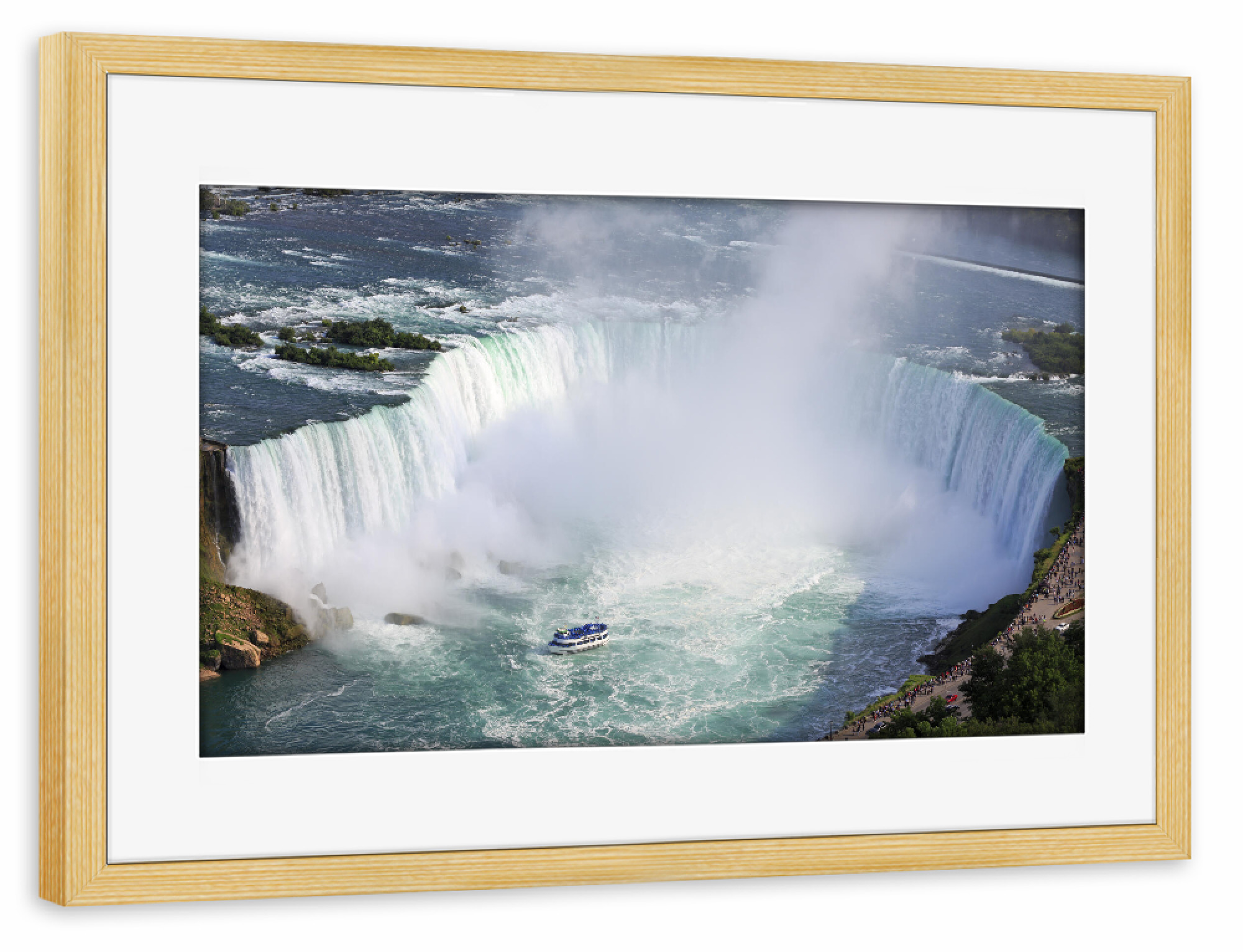 Poster mit Rahmen kiefer "Niagarafälle" artboxONE - Städte,Natur,Reise,Reise / Länder