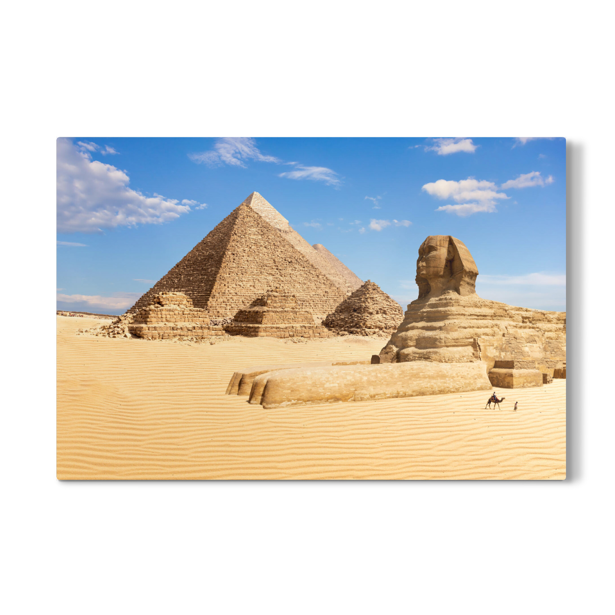 Galerie-Print "Gizeh Pyramiden und die Sphynx" 75x50 cm artboxONE