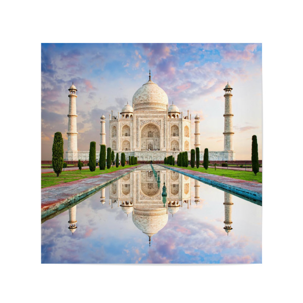 Poster 20x20 cm "Taj Mahal in Indien" artboxONE - Natur,Reise,Architektur,Reise / Länder