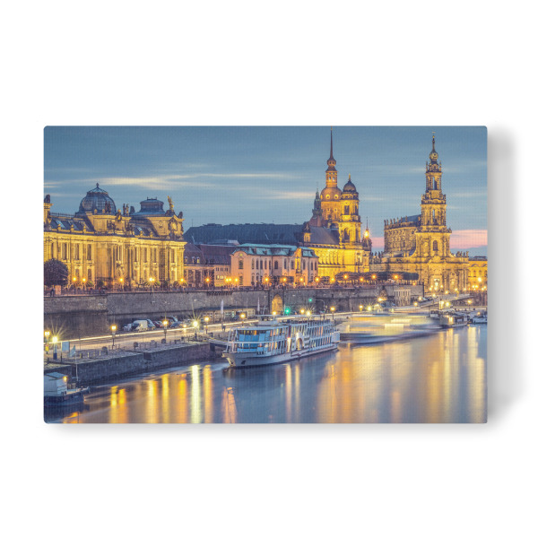 Leinwandbild "Dresden an der Elbe" artboxONE - Städte,Natur,Reise,Städte / Dresden