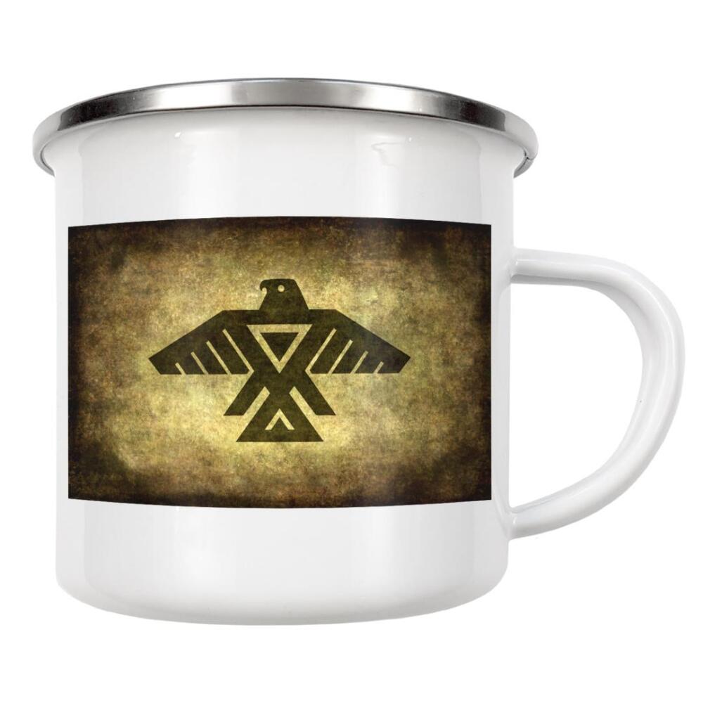 Emaille Tasse "Anishinabe Thunderbird" artboxONE - Reise - Ojibwe,Donnervogel,Adler