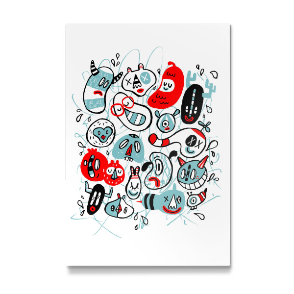 Galerie-Print "Monster Doodle" 30x20 cm artboxONE
