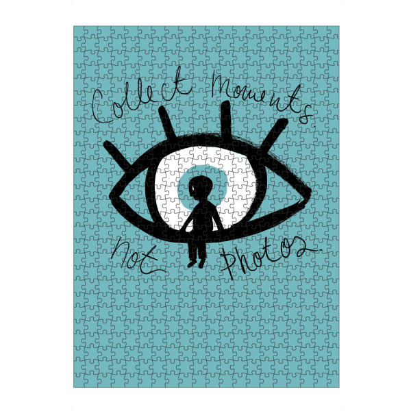 artboxONE Puzzle "Collect moments. Not photos" artboxONE - Typografie,Menschen