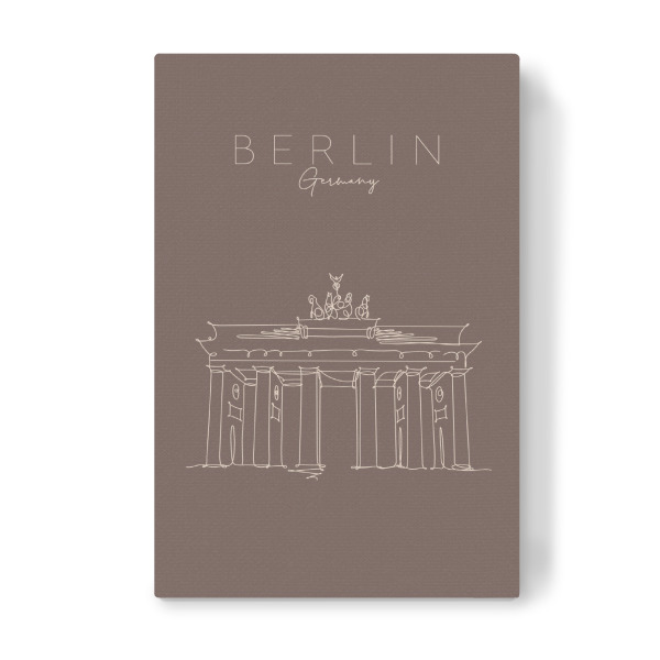 Leinwandbild "Brandenburg Gate brown color" artboxONE - Städte,Städte / Berlin,Reise