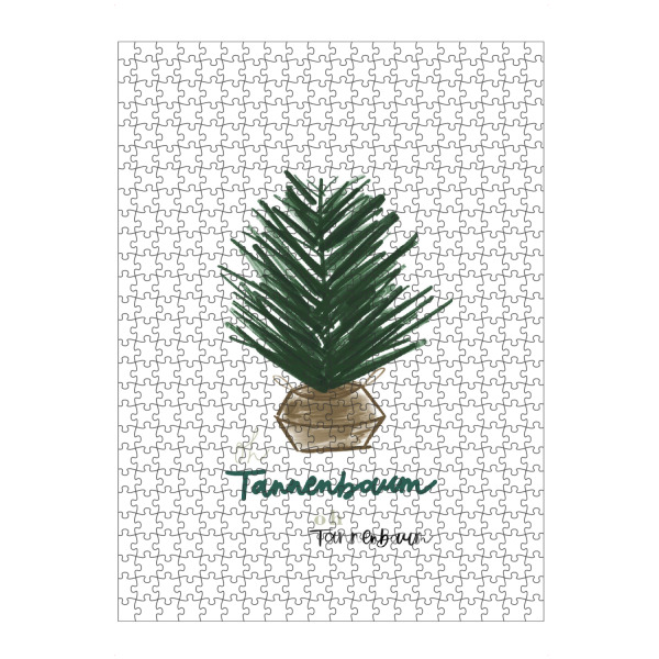 artboxONE Puzzle "Oh Tannenbaum, oh Tannenbaum!" artboxONE - Typografie,Weihnachten