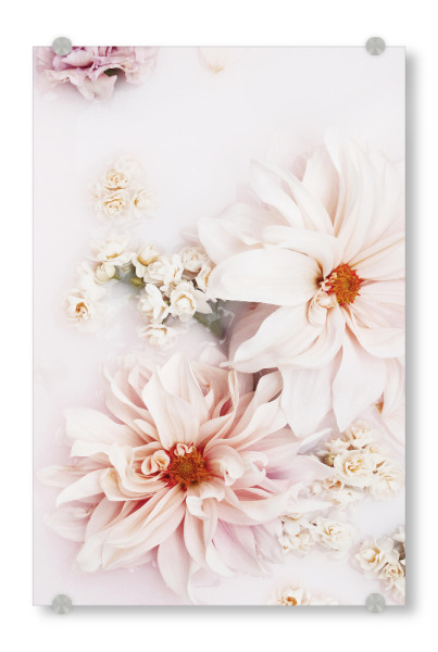 Acrylglasbild "Pale Floral Photograph Artwork" artboxONE - Natur,Floral,Für Mama