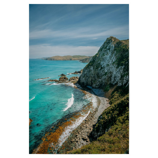 Poster "Nugget Point Neuseeland" artboxONE - Natur,Reise / Strand und Meer