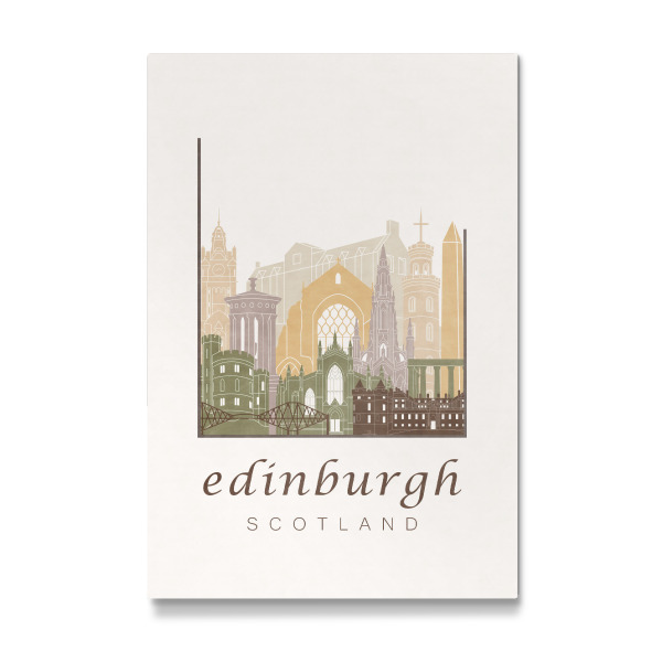 Galerie-Print "Edinburgh skyline rustic" 30x20 cm artboxONE