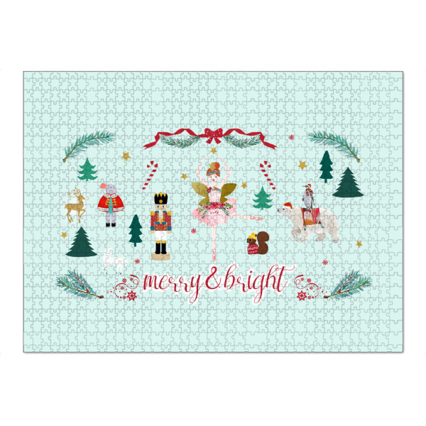 Puzzle Ravensburger "Merry and bright Nutcracker" artboxONE - Weihnachten