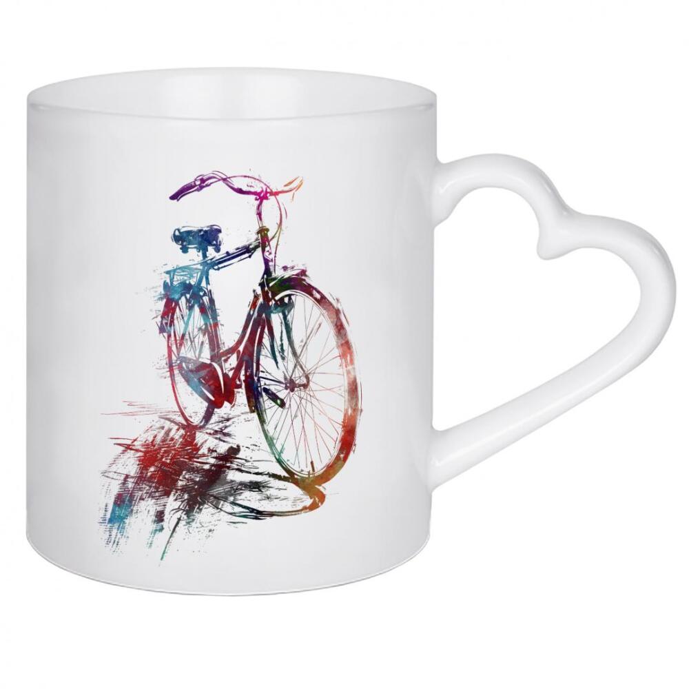 Herztasse "Fahrradsport Sport D" artboxONE - Sport,Sport / Sommerspiele - Sport,Biker,Fahrrad,Radfahren