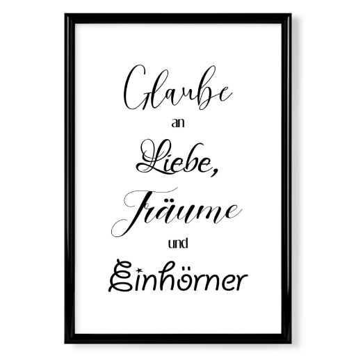 Glaube an Liebe