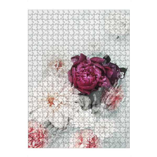 Puzzle Ravensburger "Elegant Modern Floral Artwork" artboxONE - Natur,Floral,Abstrakt