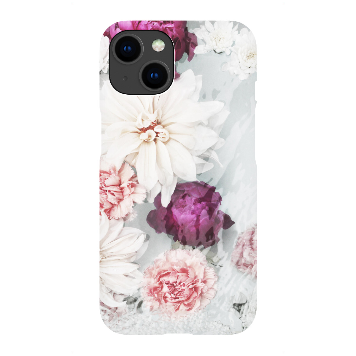 iPhone "Elegant Pale Flowers Artwork" Premium-Case Handyhülle artboxONE