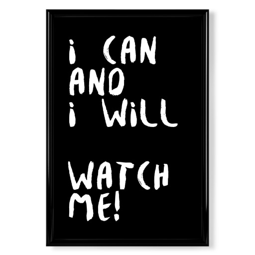 I can and i will