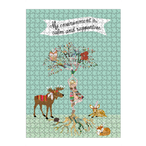 artboxONE Puzzle "Yoga Baum" artboxONE - Typografie,Tiere,Menschen