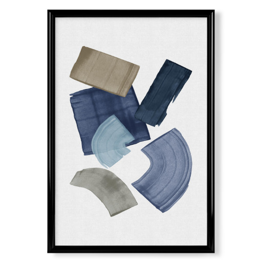 Blue & Brown Paint Blocks Blue & Brown Paint Blocks