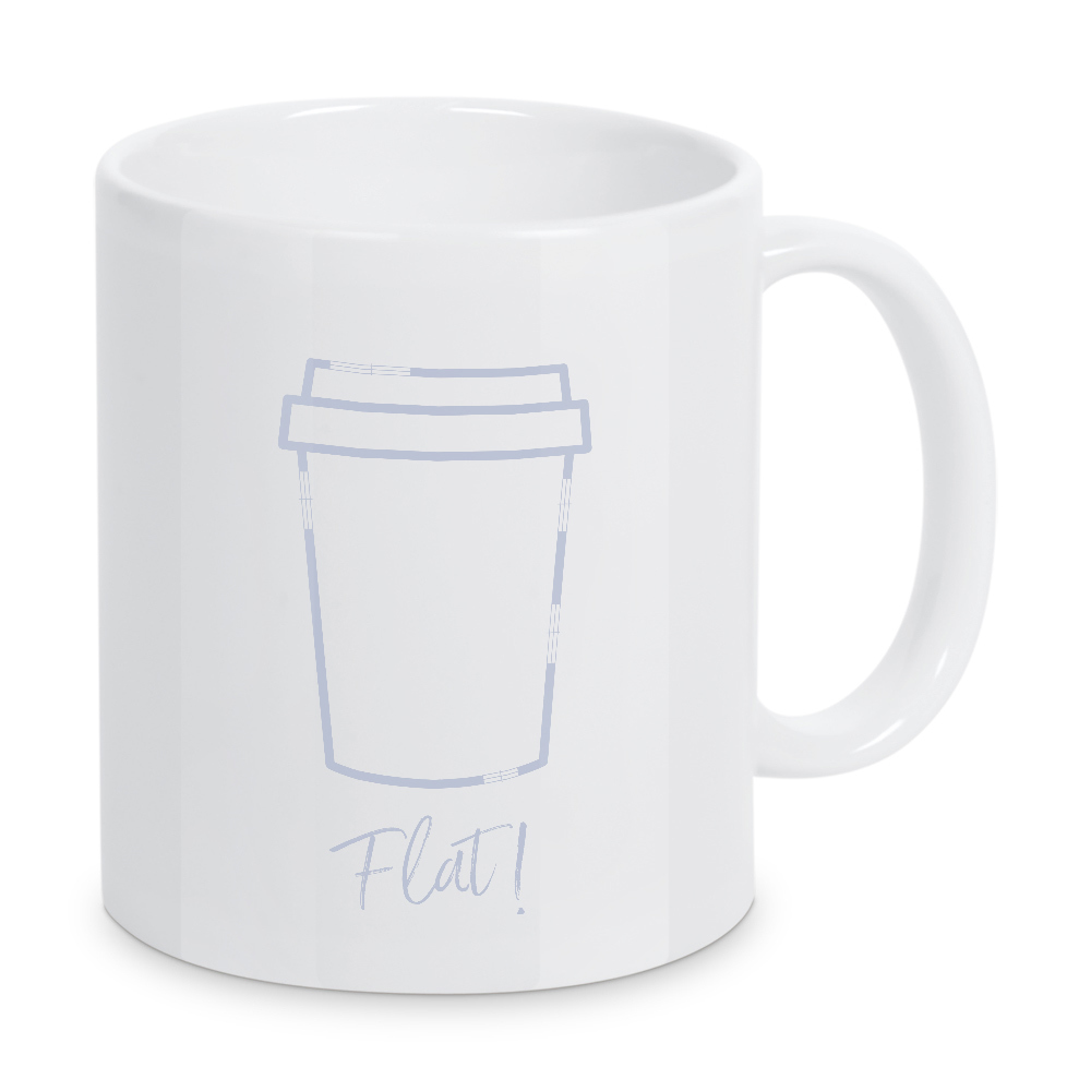 Tasse "To go Becherbauplan blau" artboxONE - Essen & Trinken,Architektur