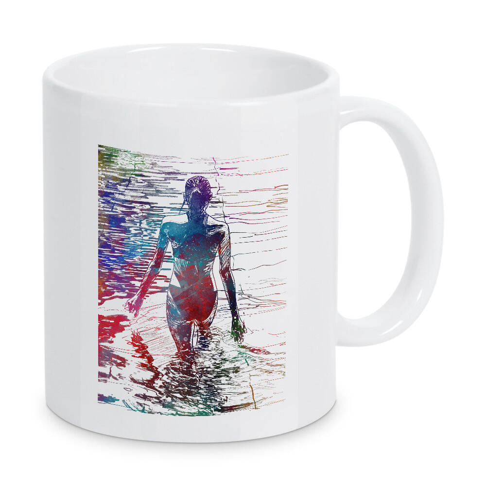 Tasse "Schwimmsportkunst F" artboxONE - Sport,Sport / Sommerspiele - Schwimmer,Schwimmen,Schwimmbad,Sport,Grafik,Schwimmen