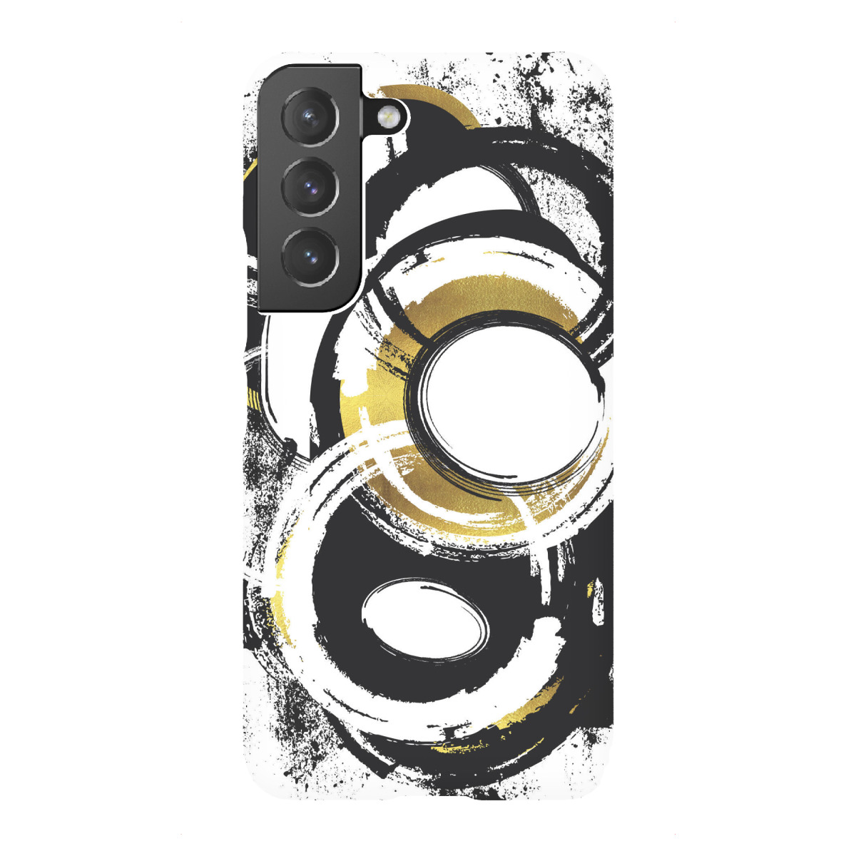 Samsung Galaxy "Abstrakte Malerei Nr. 1 | gold" Premium-Case Handyhülle artboxONE