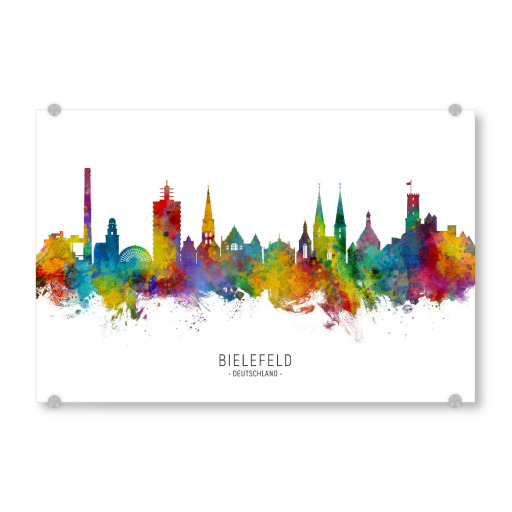 Bielefeld Germany Skyline txt