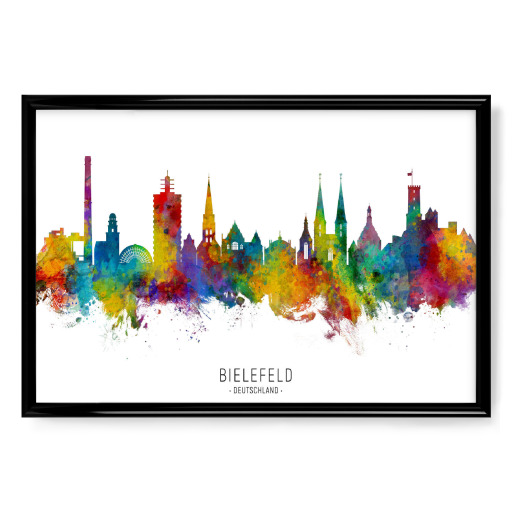 Bielefeld Germany Skyline txt
