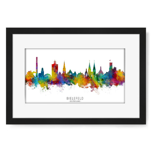 Bielefeld Germany Skyline txt