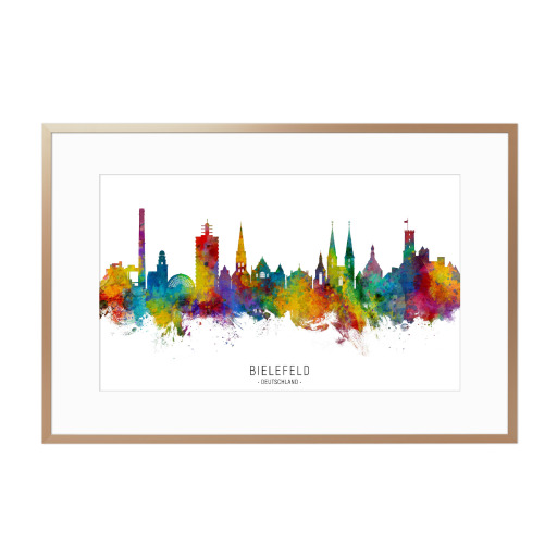 Bielefeld Germany Skyline txt