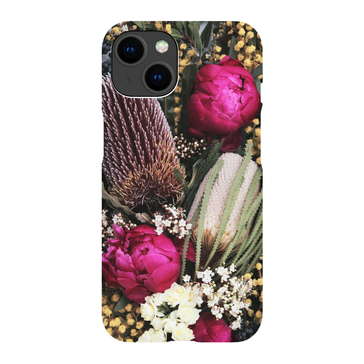 iPhone "Bright Colourful Native Floral" Premium-Case Handyhülle artboxONE